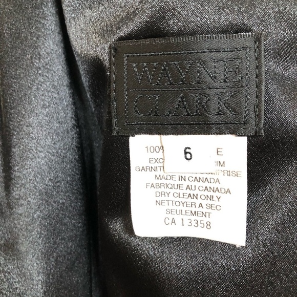 Wayne Clark Size 6 Little Black Dress 100% Silk Babydoll Minimalist Elegant - Picture 6 of 15